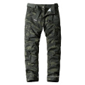 Wholesale mens casual camo cotton trousers multi six pocket cargo pants for men with side pockets